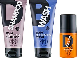 Набор - Mades Cosmetics M|D|S For Men (sh/gel/150ml + shm/150ml + deo/100g) — фото N2