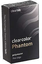 Кольорові контактні лінзи "Angelic Blue", 2 шт. - Clearlab ClearColor Phantom — фото N2