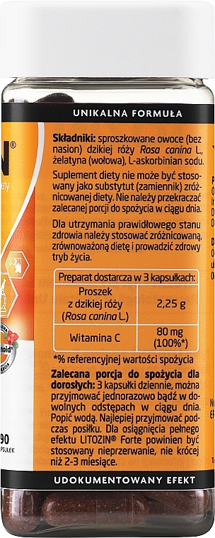 Пищевая добавка для здоровья суставов - Orkla Litozin Forte — фото N2
