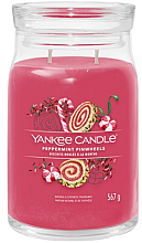 Ароматична свічка в банці "Peppermint Pinwheels", 2 ґноти - Yankee Candle Singnature — фото N1