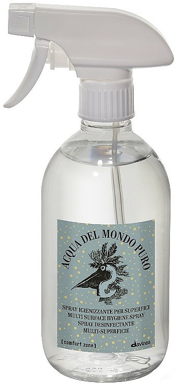 Спрей для дезинфекции поверхностей - Davines Aqua Del Mondo Puro Surface Hygiene Spray — фото N2