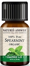 Парфумерія, косметика Органічна ефірна олія "М'ята" - Nature's Answer Spearmint Essential Oil