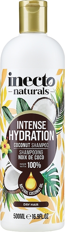 Живильний шампунь з олією кокоса для волосся - Inecto Naturals Coconut Shampoo