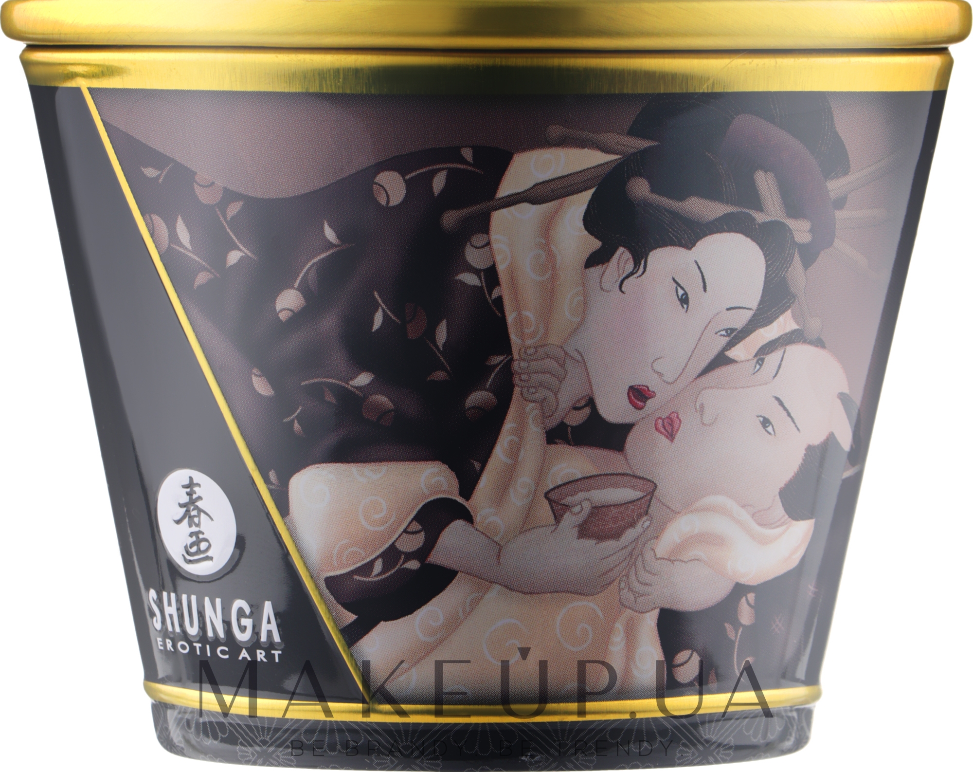 Масажна свічка "П'янкий шоколад" - Shunga Massage Candle Excitation Intoxicating Chocolate — фото 170ml