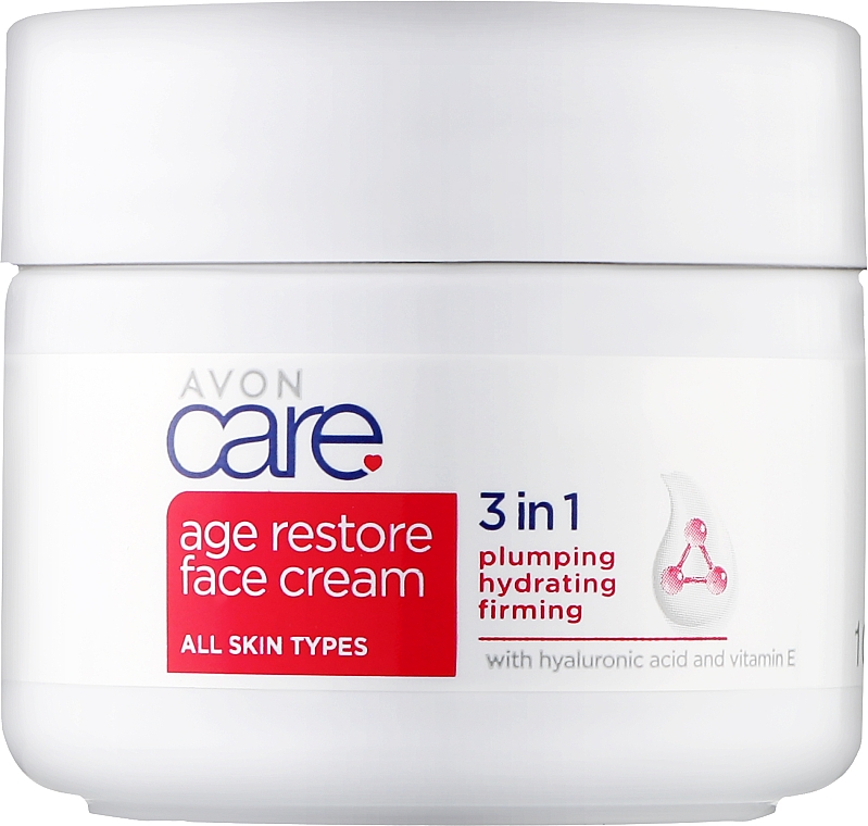 Крем против морщин 3 в 1 - Avon Care Age Restore Face Cream 3 in 1 — фото N1