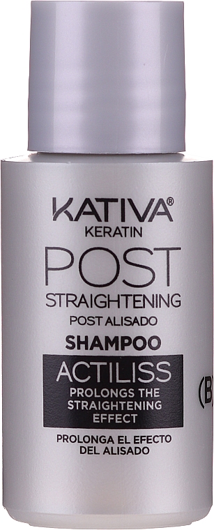 Набор - Kativa Anti-Frizz Straightening Without Iron Xpert Repair (h/mask/150ml + shmp/30ml + h/cond/30ml) — фото N6
