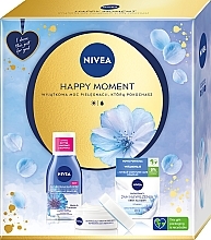 Парфумерія, косметика Набір - NIVEA Happy Moment (cr/50ml + micel/water/125ml)