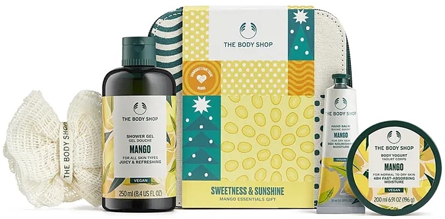 Набір, 5 продуктів - The Body Shop Sweetness & Sunshine Mango Essentials Gift — фото N1