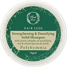Парфумерія, косметика Твердий шампунь для зміцнення та густоти волосся - Fresh Line Polyhymnia Strengthening & Densifying Solid Shampoo