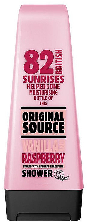 Гель для душа с ванилью и малиной - Original Source Vanilla & Raspberry Shower Gel — фото N3