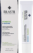 Зволожувальний крем для шкіри з акне зі скваланом, пре- та постбіотиками - Rilastil Acnestil H-Biome — фото N2