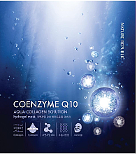 Парфумерія, косметика Гідрогелева маска - Nature Republic Aqua Collagen Solution Coenzyme Q10 Hydrogel Mask