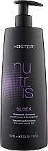 Шампунь для кудрявых и непослушных волос - Koster Nutris Sleek Shampoo — фото N3