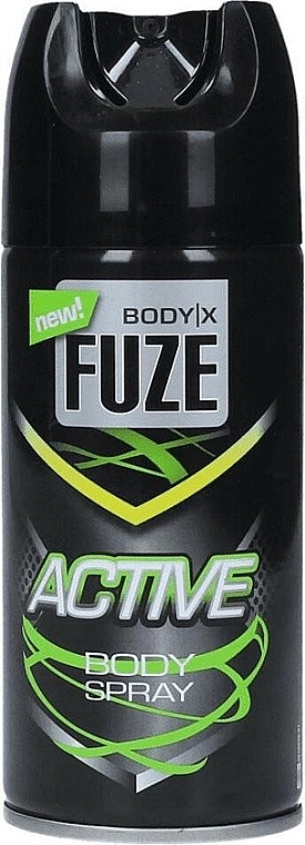 Дезодорант-спрей для чоловіків "Active" - Body-X Fuze — фото N1