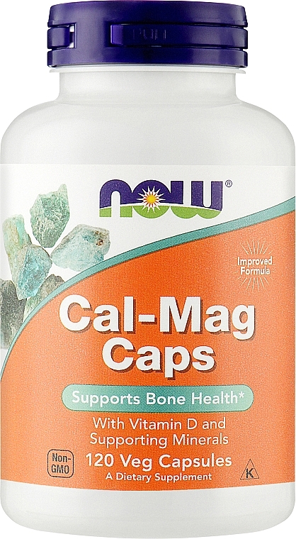 Капсули "Кальцій-Магній" - Now Foods Cal-Mag Caps — фото N1