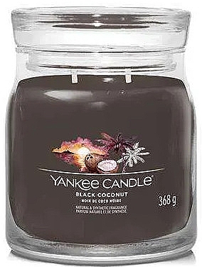 Ароматична свічка у банці "Чорний кокос", 2 ґноти - Yankee Candle Black Coconut — фото N1