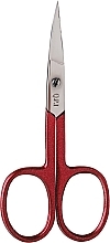 Ножницы ногтевые HH-403, 9.5 см, красные - QPI — фото N1
