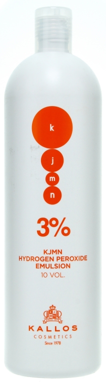 Окислитель для волос 3% - Kallos Cosmetics KJMN Hydrogen Peroxide Emulsion — фото N6