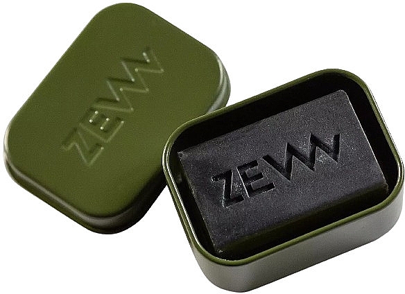 Мыльница металлическая, зеленая - Zew For Men Soap Holder — фото N2