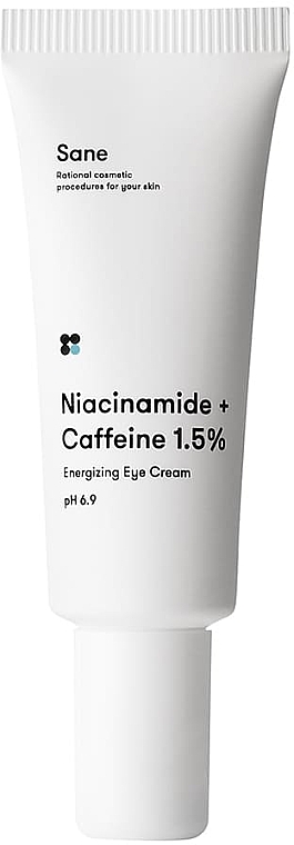Крем під очі від темних кіл і набряків з кофеїном - Sane Niacinamide + Caffeine 1.5% Energizing Eye Cream — фото N1