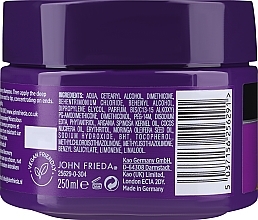 Маска для интенсивного ухода за непослушными волосами - John Frieda Frizz-Ease Miraculous Recovery Deep Conditioner — фото N2