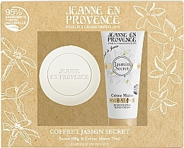 Набор - Jeanne en Provence Jasmin Secret (h/cr/75ml + soap/100g) — фото N1
