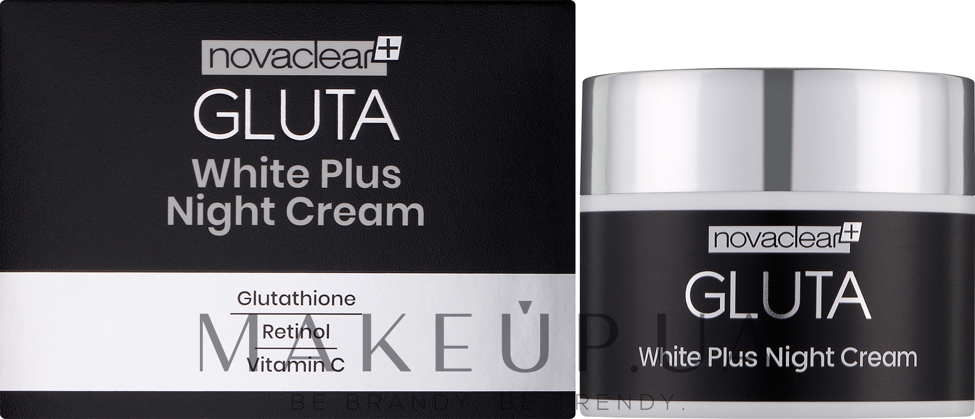 Нічний крем для обличчя - Novaclear Gluta White Plus Night Cream — фото 50ml