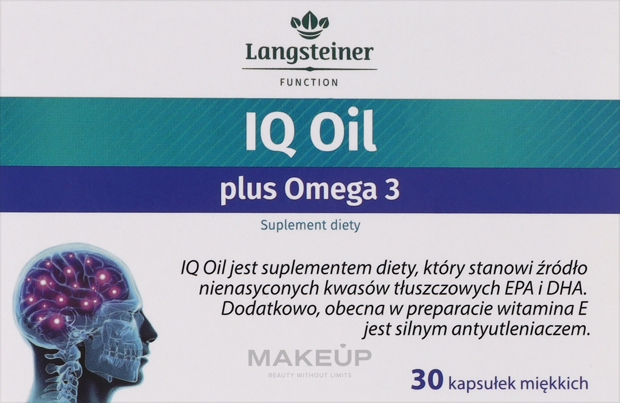 Диетическая добавка "IQ Oil + Омега 3" - Langsteiner — фото 30шт