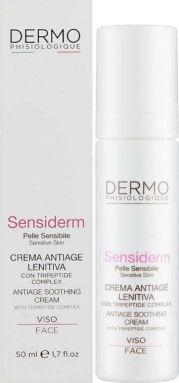 Антивозрастной крем для чувствительной кожи - Dermophisiologique Sensiderm Sensi Age Nourishing Face Cream — фото N2