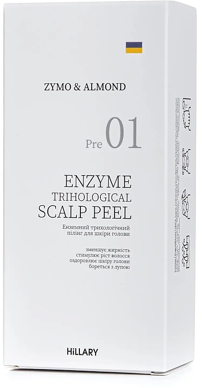 Энзимный трихологический пилинг для кожи головы - Hillary Enzyme Trichological Scalp Peel — фото N5