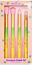 Духи, Парфюмерия, косметика Набор кистей для макияжа - I Heart Revolution Tasty Pineapple Eye Brush Set