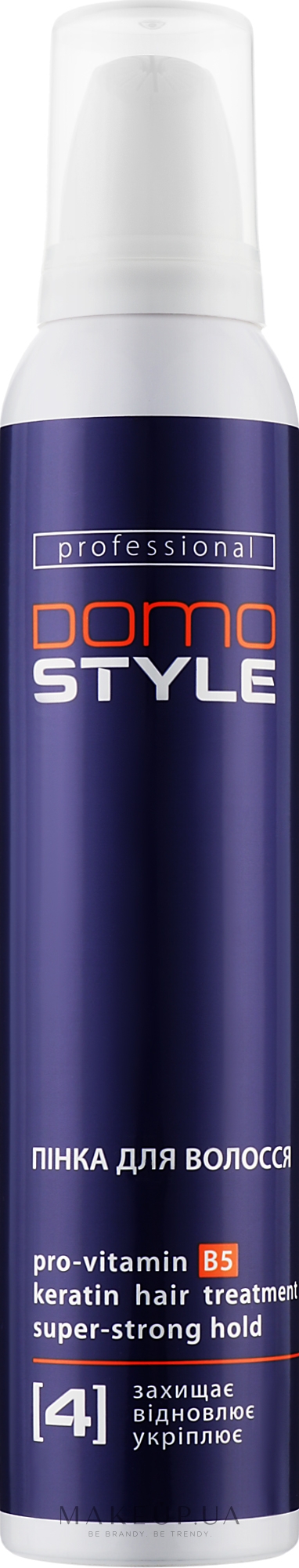 Пенка для волос, сверхсильная фиксация (4) - Domo Style — фото 200ml