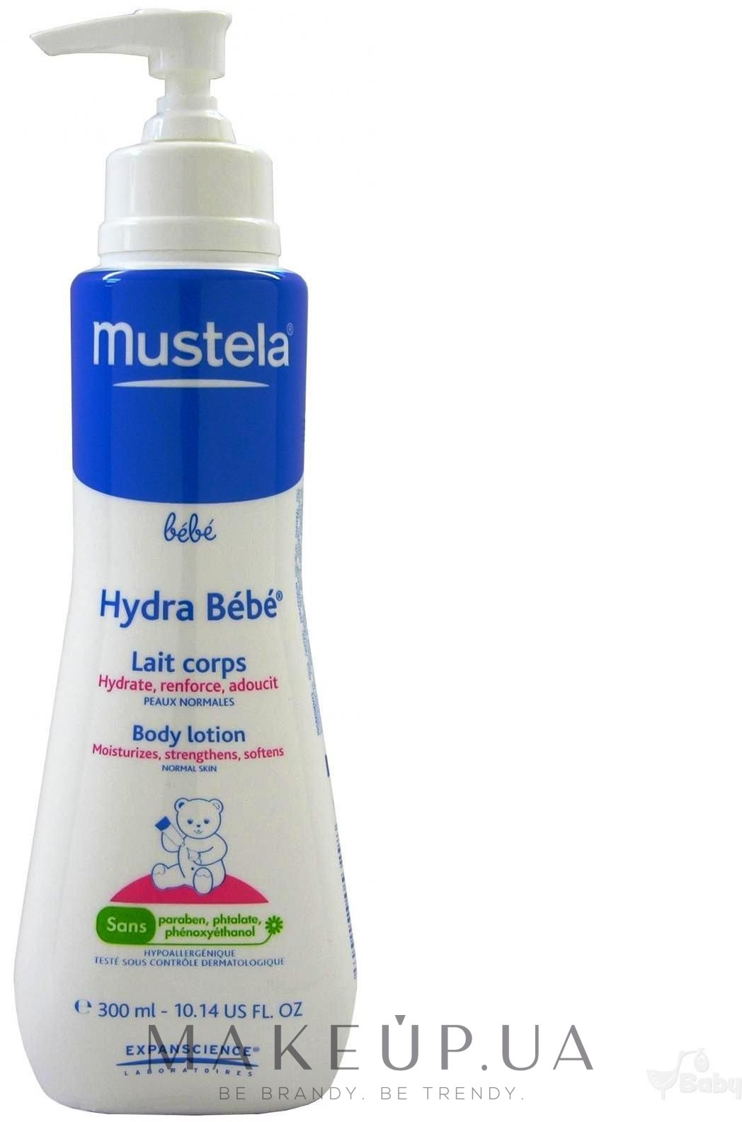 mustela hydra bebe молочко для тела