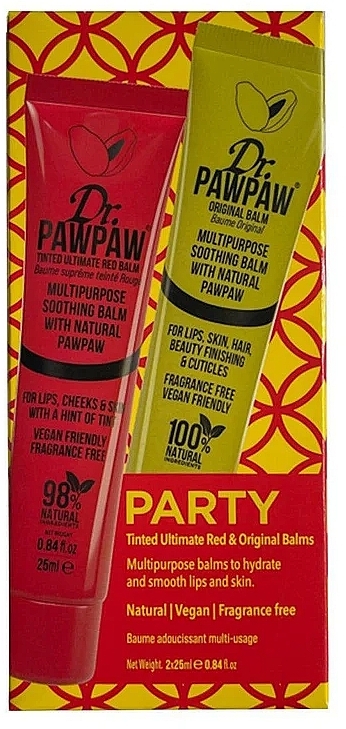 Набор - Dr. Pawpaw Party Gift Set (l/balm/25ml*2) — фото N1