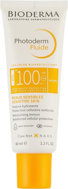 УЦЕНКА Солнцезащитный флюид для лица - Bioderma Photoderm Fluide Max SPF100+ * — фото N1