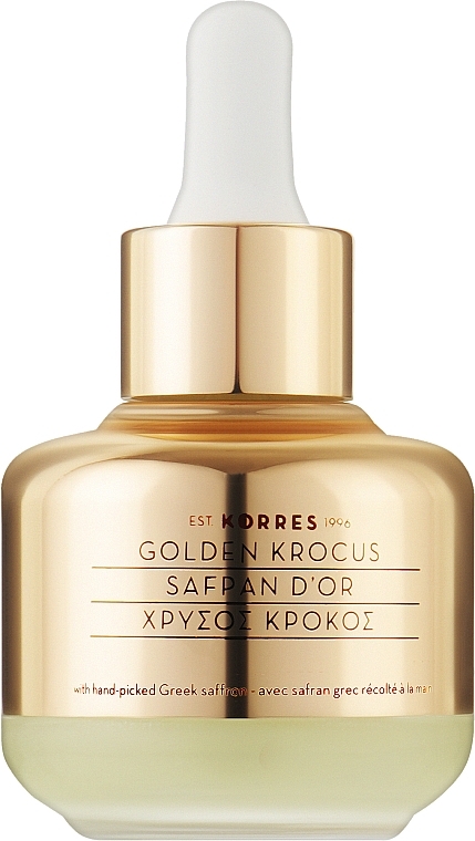Антивозрастная сыворотка для лица с шафраном - Korres Golden Krocus Ageless Saffron Elixir Serum — фото N1