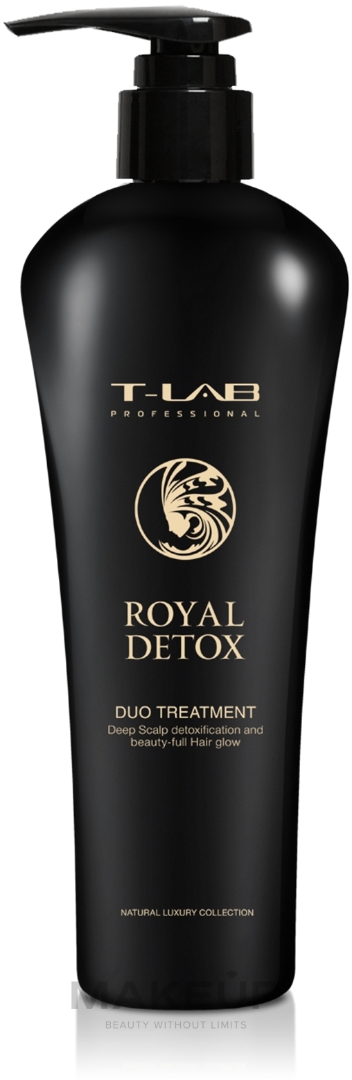 Кондиционер для глубокой детоксикации кожи головы - T-LAB Professional Royal Detox Duo Treatment — фото 300ml