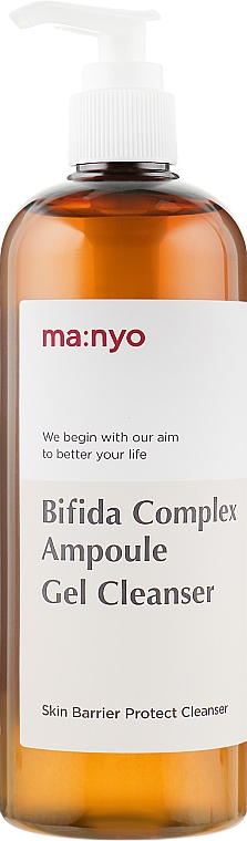 Гель для вмивання з біфідо- та лактобактеріями - Manyo Bifida Complex Ampoule Gel Cleanser — фото N2