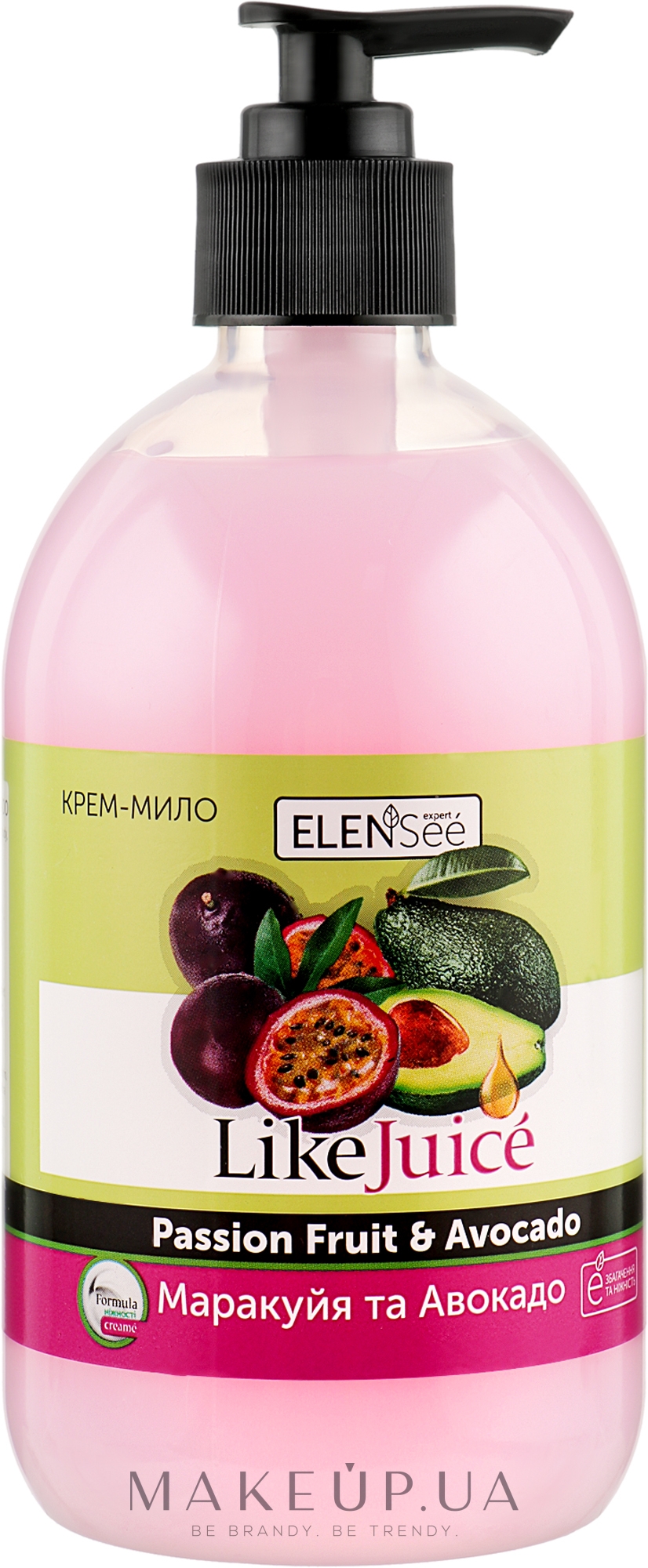 Крем мыло жидкое "Маракуйя-авокадо" - ElenSee Like Juice — фото 500ml