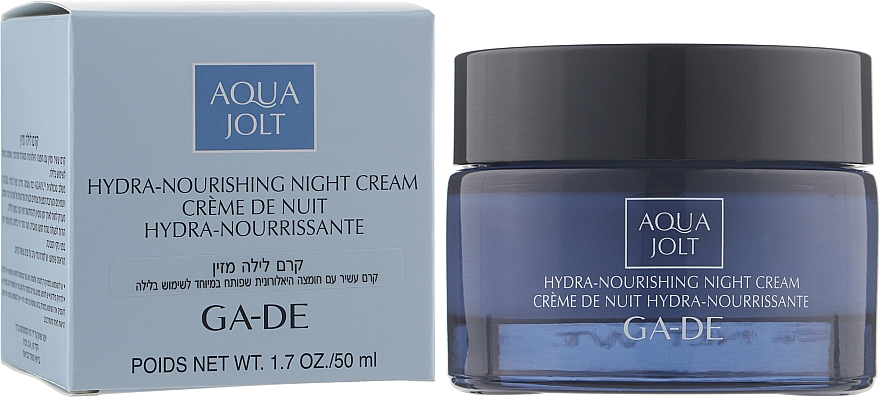 Ночной питательный крем - Ga-De Aqua Jolt Night Hydra Nourishing Night Cream — фото N1