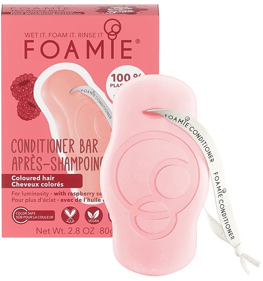 Кондиціонер для волосся для фарбованого волосся - Foamie Conditioner Bar The Berry Best — фото N1