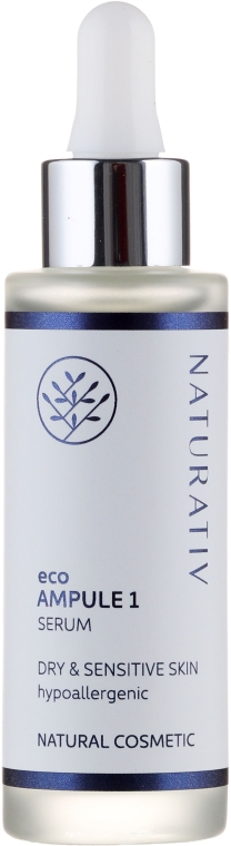 Сыворотка для лица для сухой и чувствительной кожи - Naturativ ecoAmpoule 1 Serum — фото N1