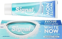 УЦЕНКА Зубная паста "Мгновенное отбеливание" - Signal Now White Extra Fresh Toothpaste * — фото N2