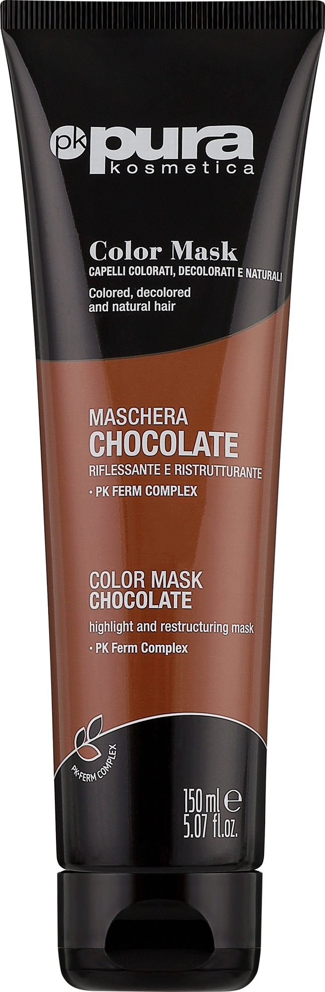 Тонувальна маска для волосся - Pura Kosmetica Pure Color Mask — фото Chocolate