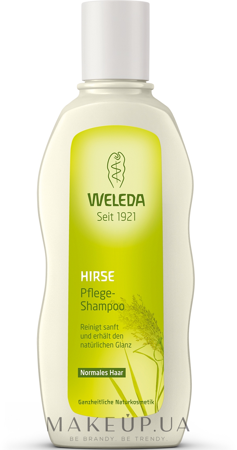 Шампунь-уход для нормальных волос с экстрактом пшена - Weleda Hirse Pflege-Shampoo — фото 190ml