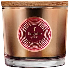 Духи, Парфюмерия, косметика Ароматическая свеча в стакане "Имбирный пряник" - Flagolie Fragranced Candle Gingerbread