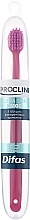 Духи, Парфюмерия, косметика Зубная щетка "Ultra Soft" 512063, розовая с розовой щетиной, в кейсе - Difas Pro-Clinic 5100