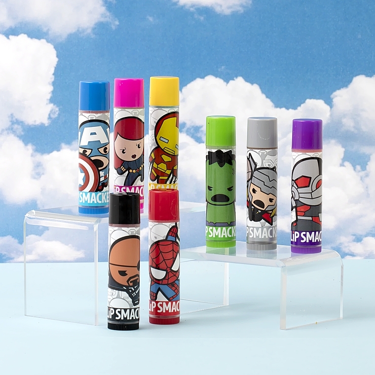 Набір бальзамів для губ - Lip Smacker Marvel Party Pack (lip/balm/8x4g) — фото N5