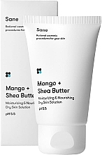 Духи, Парфюмерия, косметика Крем для сухой кожи лица с маслом манго + ши - Sane Face Cream