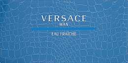 Versace Man Eau Fraiche - Набор (edt 5 + a/sh bal 25 + sh/g 25) — фото N1